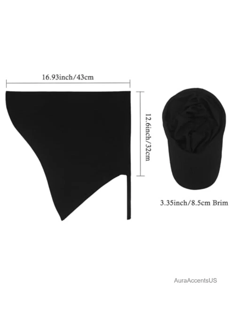 Women's Polyester Balaclava Hood Hat with Detachable Visor for Cycling Hiking